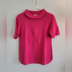 Talbots petite short sleeve sweater NWT